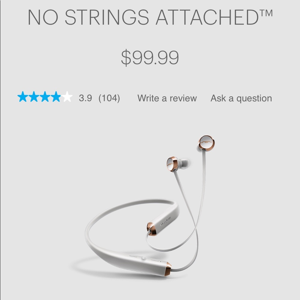 Sol Republic Rose Gold Headphones